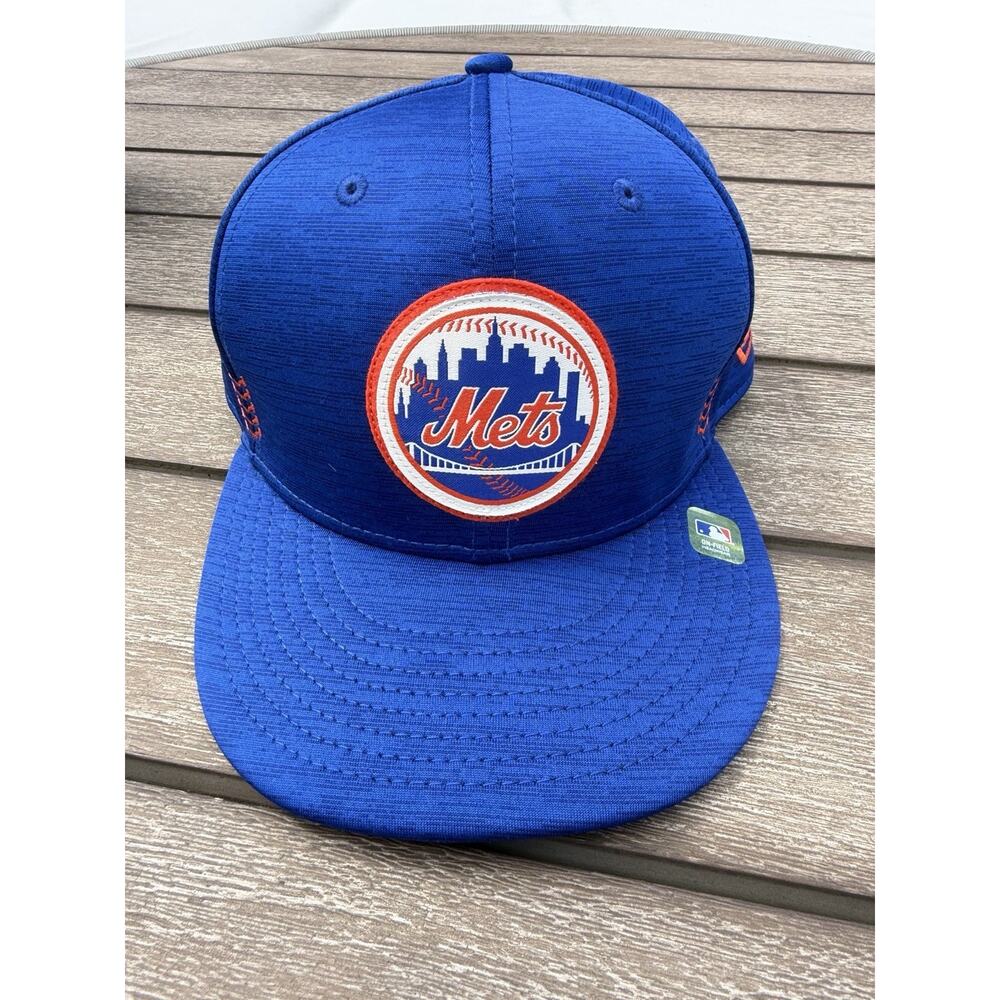 New Era NY Mets Royal Blue Clubhouse Fitted Cap Size 7-5/8 Tags Logo Baseball